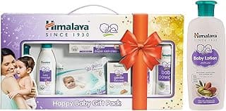 Himalaya Baby Gift Pack Series,Pack of 1 Set,White & Himalaya Baby Lotion (200ml)