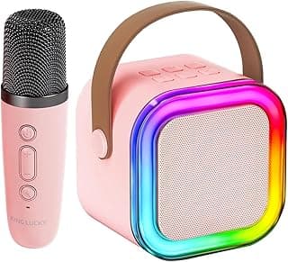 Toysbuddy Kids Karaoke Machine with Mic | Musical Toy with Lights & Sound | Portable Singing Toy for Boys & Girls | Fun Music Player for Toddlers & Children | Battery Operated Mic Set