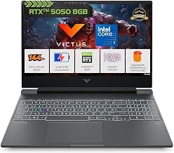 HP Victus, Intel Core 7 240H, 8GB RTX 5050, 24GB DDR5(Upgradeable) 1TB SSD, FHD, 144Hz, 300 nits, IPS, 15.6''/39.6cm, Win11, M365* Office24, Mica Silver, 2.29kg, fa2409TX, RGB Backlit, Gaming Laptop