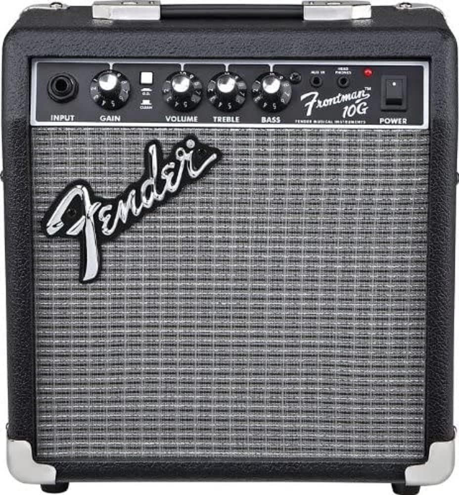 Fender Frontman 10G Guitar Amplifier, 10-Watt Combo Amp for Electric Guitar, Model 2311006900
