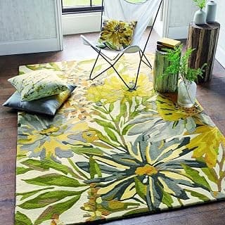 Hand Tufted New Zeland Wool Area Rug 5x8 Feet, Luxury Carpet for Living Room & Bedroom