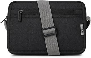 Wooum Sling Bag for Men & Women | Water-Resistant Crossbody Side Bag with Multiple Compartments | Messenger Bag for Office & Travel | 1 Year Warranty | Stylish Money Bag for Daily Use