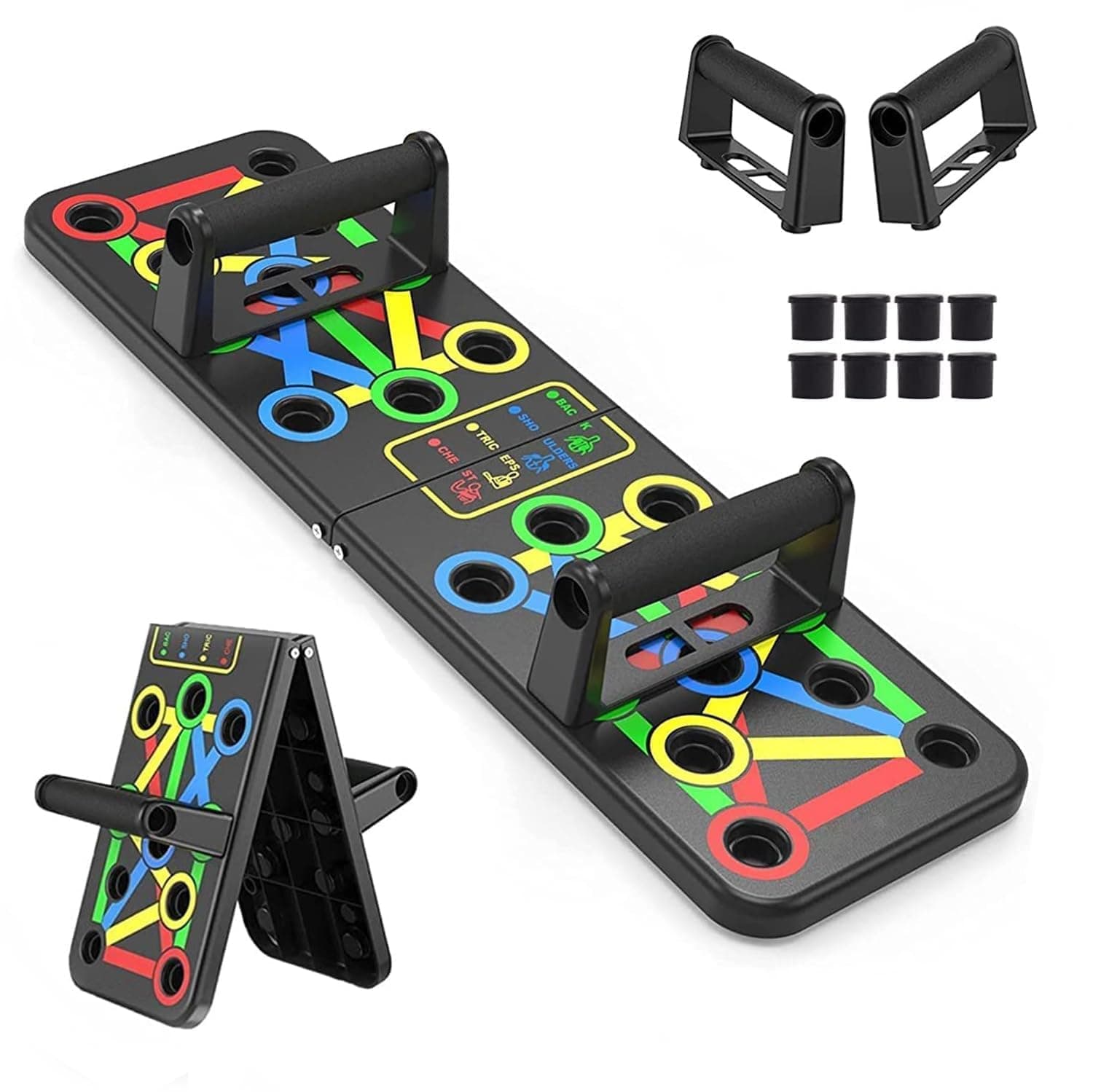 Comfortfriends Push Up Board: Versatile Push Up Stand for Chest Workout & Home Gym Exercise Pushup Stand, Ideal Home Gym Equipment for Strength Training and Fitness, Durable and Ergonomic