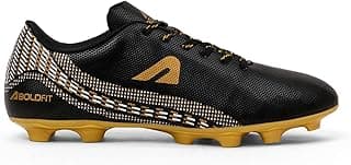Boldfit Boldfit Football Shoes for Man, Lightweight Turf & Ground Football Studs with Non-Marking High-Grip Sole, Breathable Mesh Upper, Cushioned Support & Anti-Slip Training Cleats