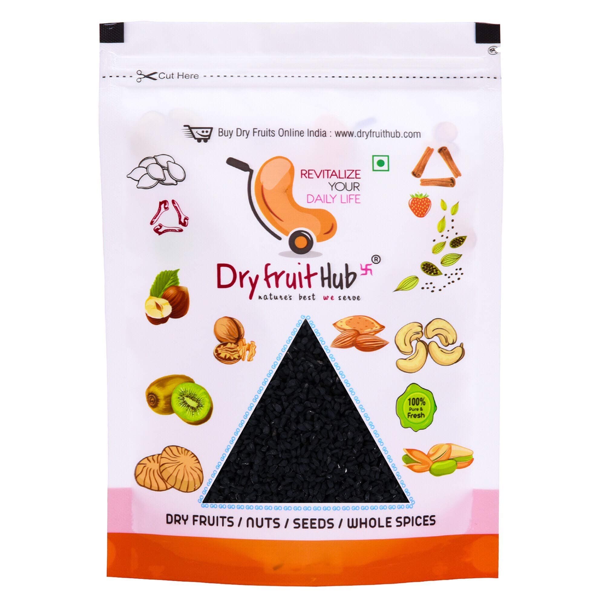 Dry Fruit Hub Kalonji Seeds 250gm,Kalonji,Nigella Seeds,Kalonji Seeds for Hair Growth,Black Kalonji Seeds (Kalonji nigella seeds 250gm)