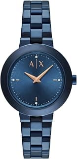 Armani Exchange Analog Blue Dial Women's Stainless Steel Watch-AX5175