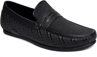AJANTA Men's Waterproof Loafers for Men | Formal & Casual Office Shoes | Lightweight Comfortable Walking Footwear | Anti-Skid Travel Daily Wear Rainwear Shoes | Flexible Monsoon Loafers for Men