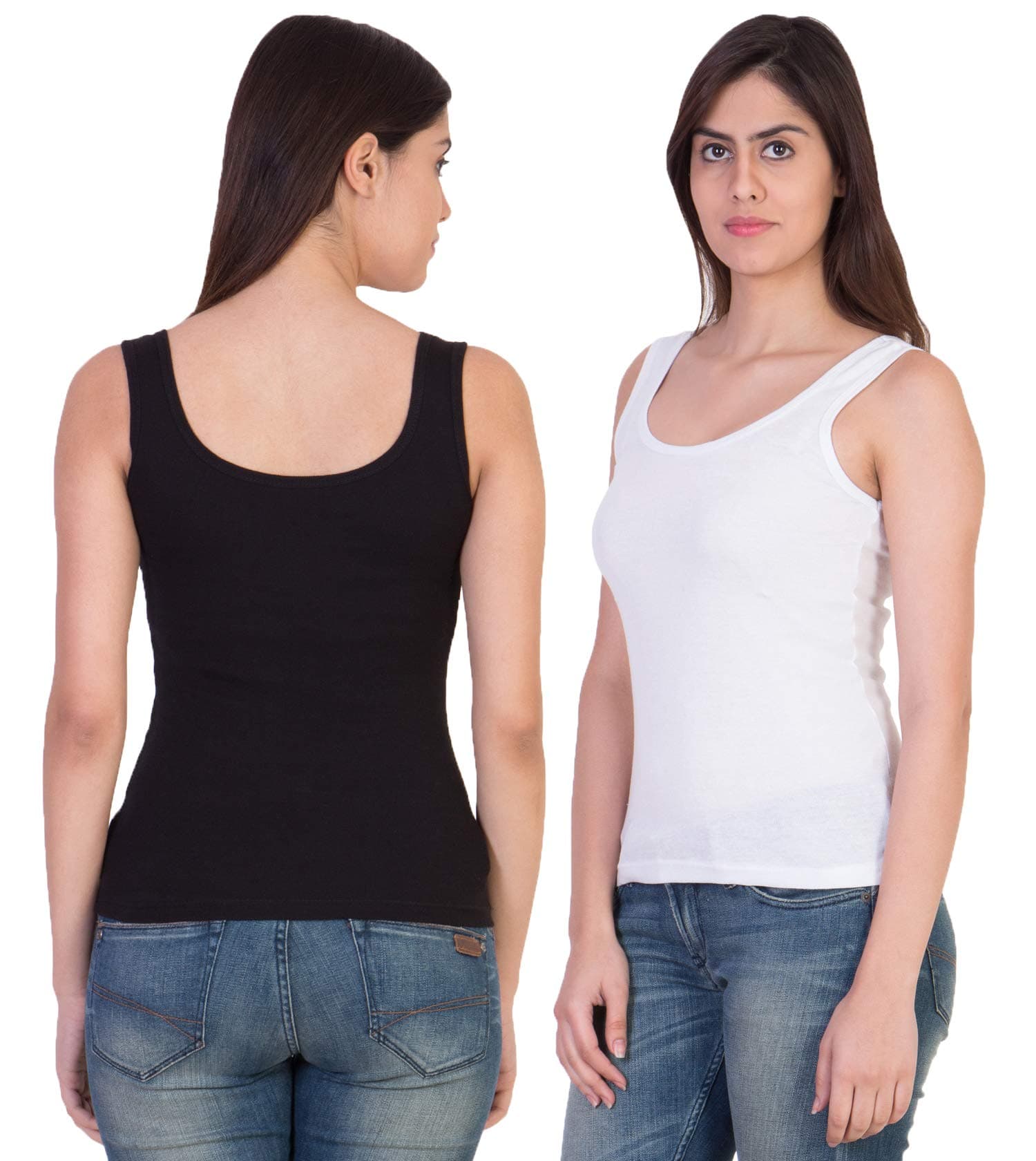 17Hills® Cotton Tank Top Vest Top Camisole Sando Inner Wear Camis for Women, Girls