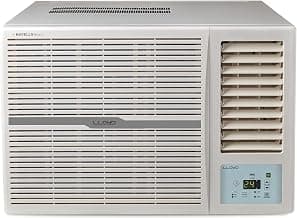 Lloyd 1.0 Ton 2 Star Fixed Speed Window AC, White with Silver Deco Strip, Copper, GLW12D2FESSW