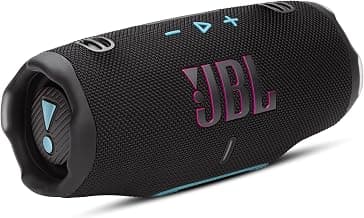 JBL Charge 6, Powerful Pro Sound with AI Sound Boost Wireless Portable Bluetooth Speaker,28 Hrs Playtime, Auracast Multi-Speaker Connection, Built in Power Bank, IP68 Waterproof Black & Orange