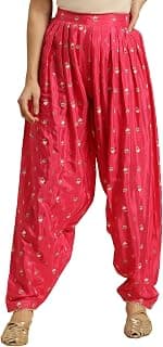 W for Woman Women's Relaxed Fit High Rise Salwar | Relaxed Patiala Pants