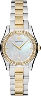 Emporio Armani Emporio Armani Stainless Steel Analog Multicolor Dial Women Watch-Ar11559, Multi-Color Band