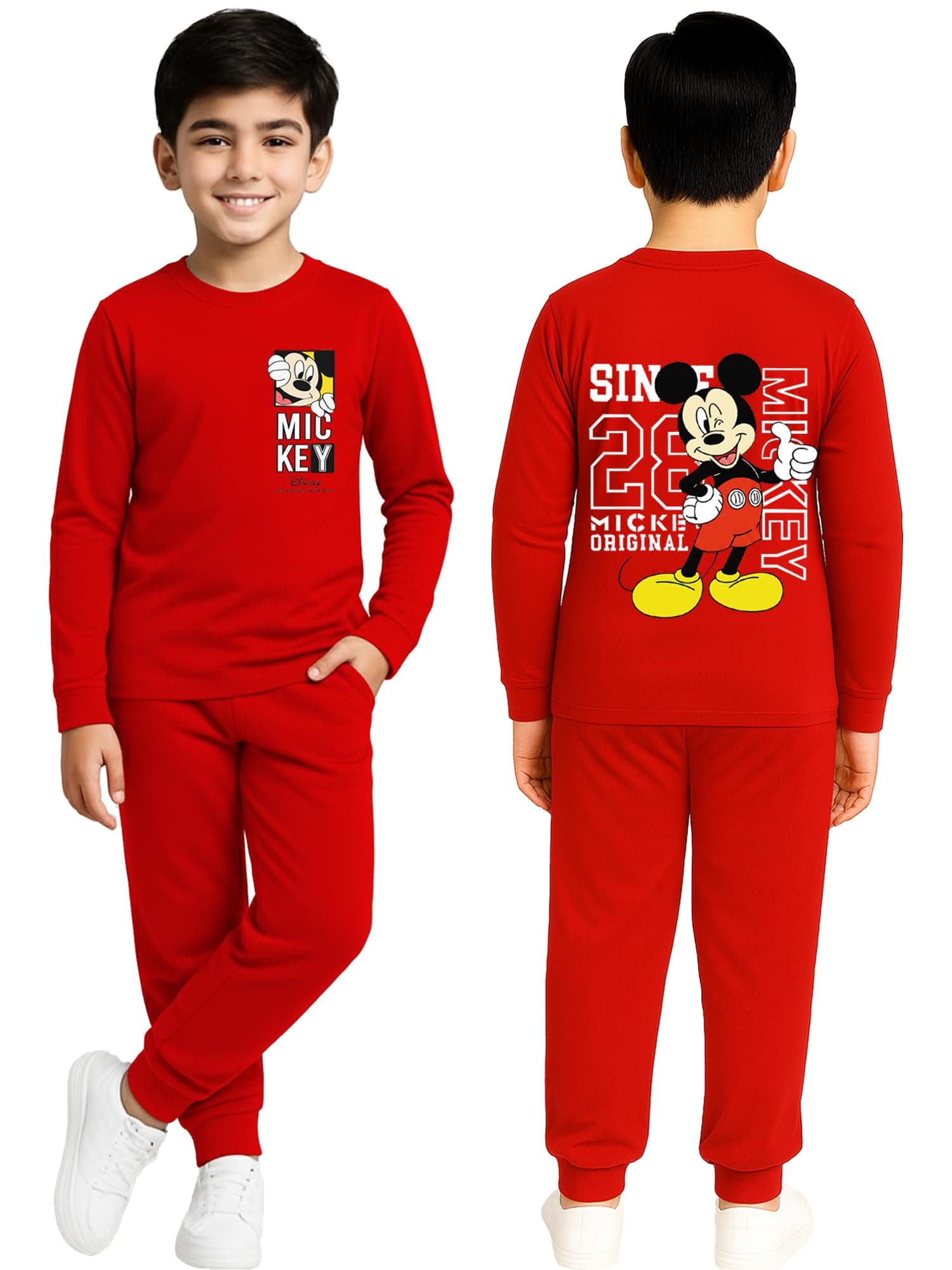 Kuchipoo © Disney Boys Mickey Mouse T-Shirt and Jogger Set