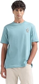 Flying Machine Men's Relaxed Fit T-Shirt | Printed | Tshirt for Man