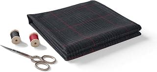 B BIGREAMS - Your Comfort is Our Mission BIGREAMS Unstitched Checkered Suiting Luxury Pant Fabric For Men's |1.25 Meter Pant Piece - Stylish Men's Wear Trousers Piece for Office or Party | Mens Fashion