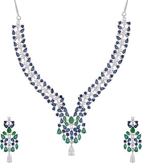 VOYLLA Starlight Hydra Necklace Set For Women, Womens Jewellery Set, Gift For Women, Womens Gift, Gift For Her