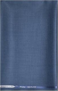 KUNDAN SULZ GWALIOR GWALIOR MEN'S PLAIN SELF TROUSER FABRIC ( NAK_06_07_1.20_OR_1.30 METERS ) (BLUE, 1.30 METERS)