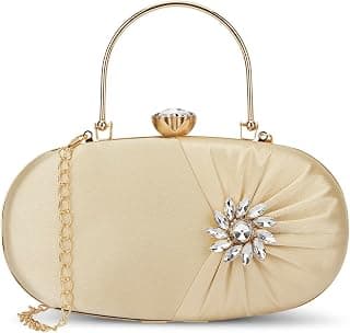Lavie Women's Shaiz Oval Framed Clutch | Ladies purse | Gift For Girl, Women
