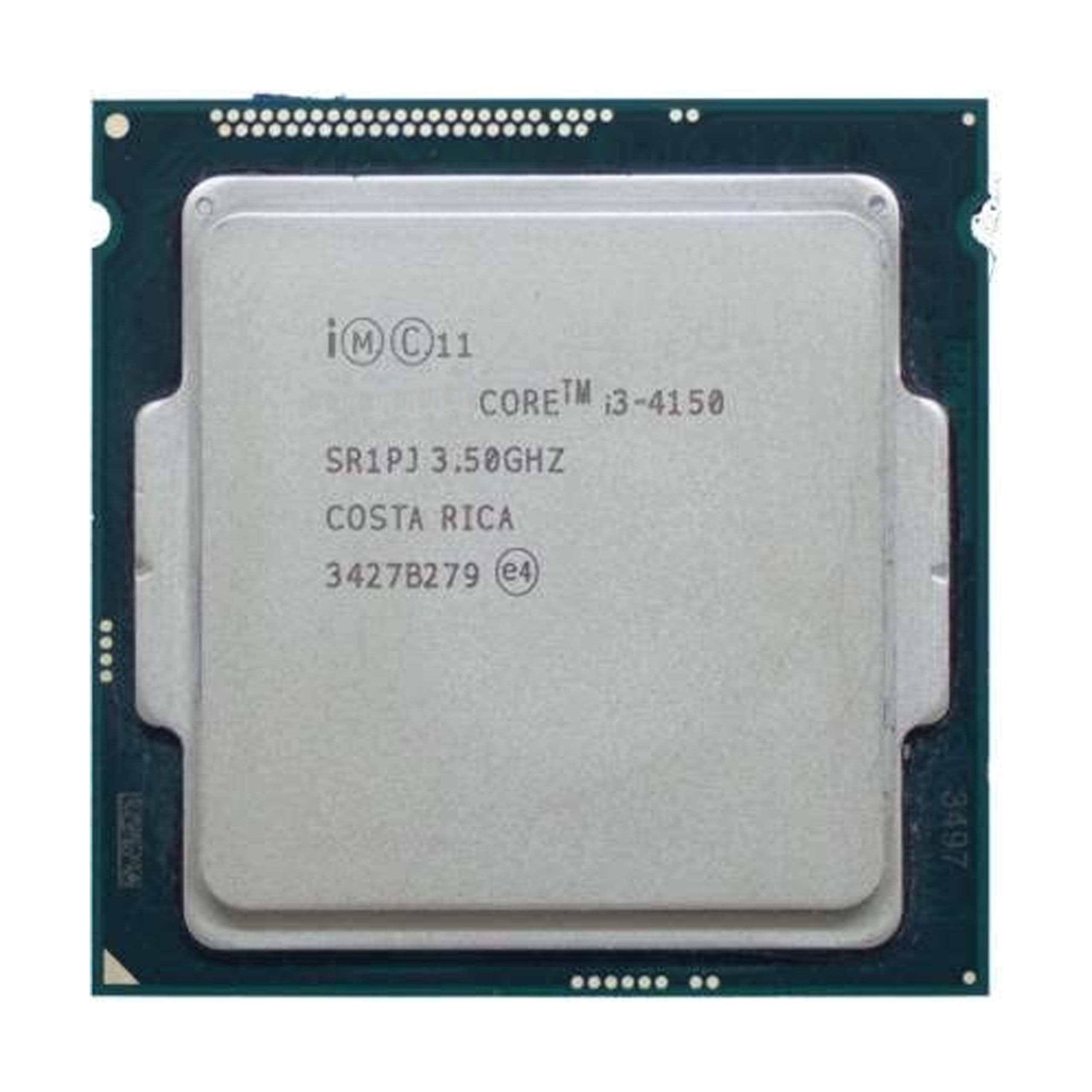 Core i3 4130/4150/4160/4170/4330/4340/4350/4360/4370 4th Generation, 2.9 GHz Upto 3.8 GHz, LGA 1150 Socket, 2 Cores, 4 Threads, 3/4 MB Cache, Desktop Processor, 1 Year Warranty (Silver)
