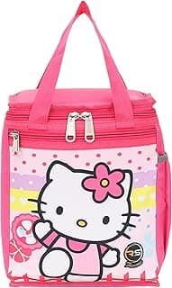 URBAN HUB URBAN HUB 10L Lunch Tiffin Bag for School & Picnic for Boys & Girls Waterproof (Pink)