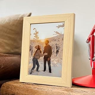 Art Street Synthetic Wooden Single Table Rectangular Photo Frame for Home, Living Room, Study Room & Office Decor Tabletop (Color: Beige, Size: 5x7 Inch) (‎ASTPF26783-5X7-BE)