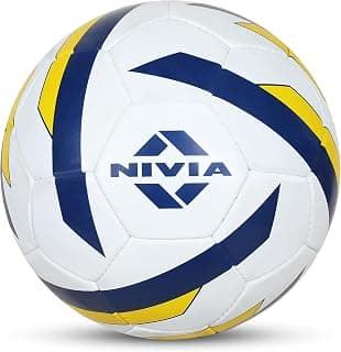Nivia Vega Football (Size: 5) Material: Rubber, Color: Multicolor