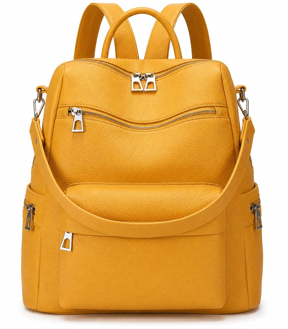 Leather Backpack for Women | Large Capacity | College and Office use | PU Leather | shoulder bag for Ladies,