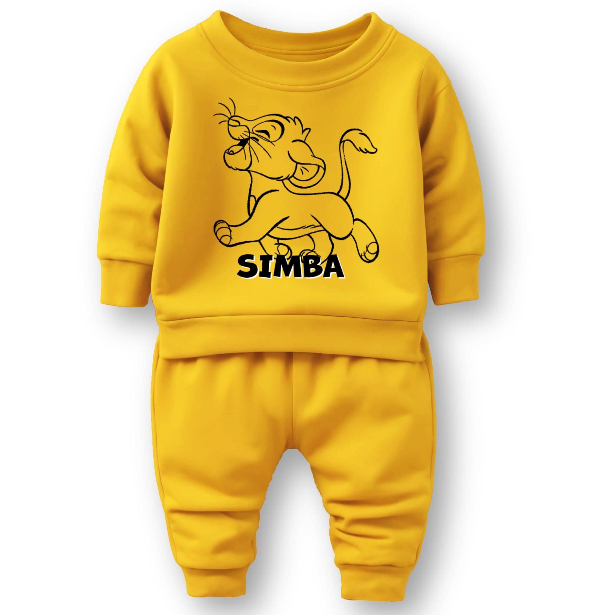 minicult cotton Kids Coords Tshirt and pant set with LION KING Character Prints