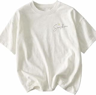 Women's Cotton T-Shirt | Over Sized Fit Half Sleeve | 100% Cotton Women T Shirt | Aesthetic Summer Wear
