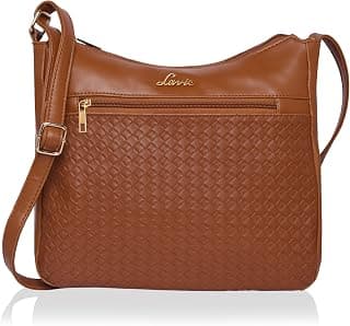 Lavie Women's Dome Textured Sling Bag | Ladies Purse Handbag | Detachable Crossbody Sling Strap