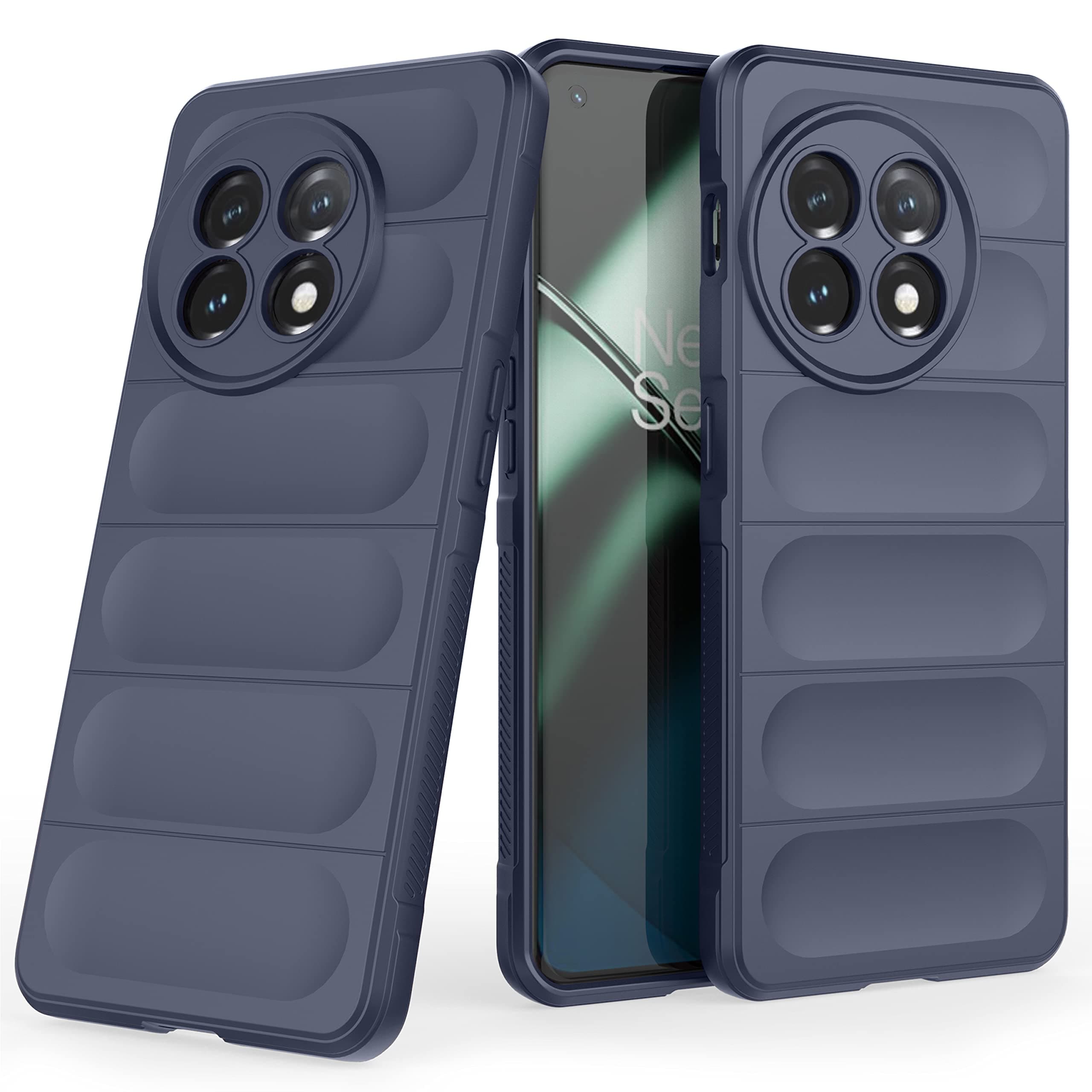 Amazon Brand - Solimo Mobile Cover for OnePlus 11 5G (Silicone_Sapphire)