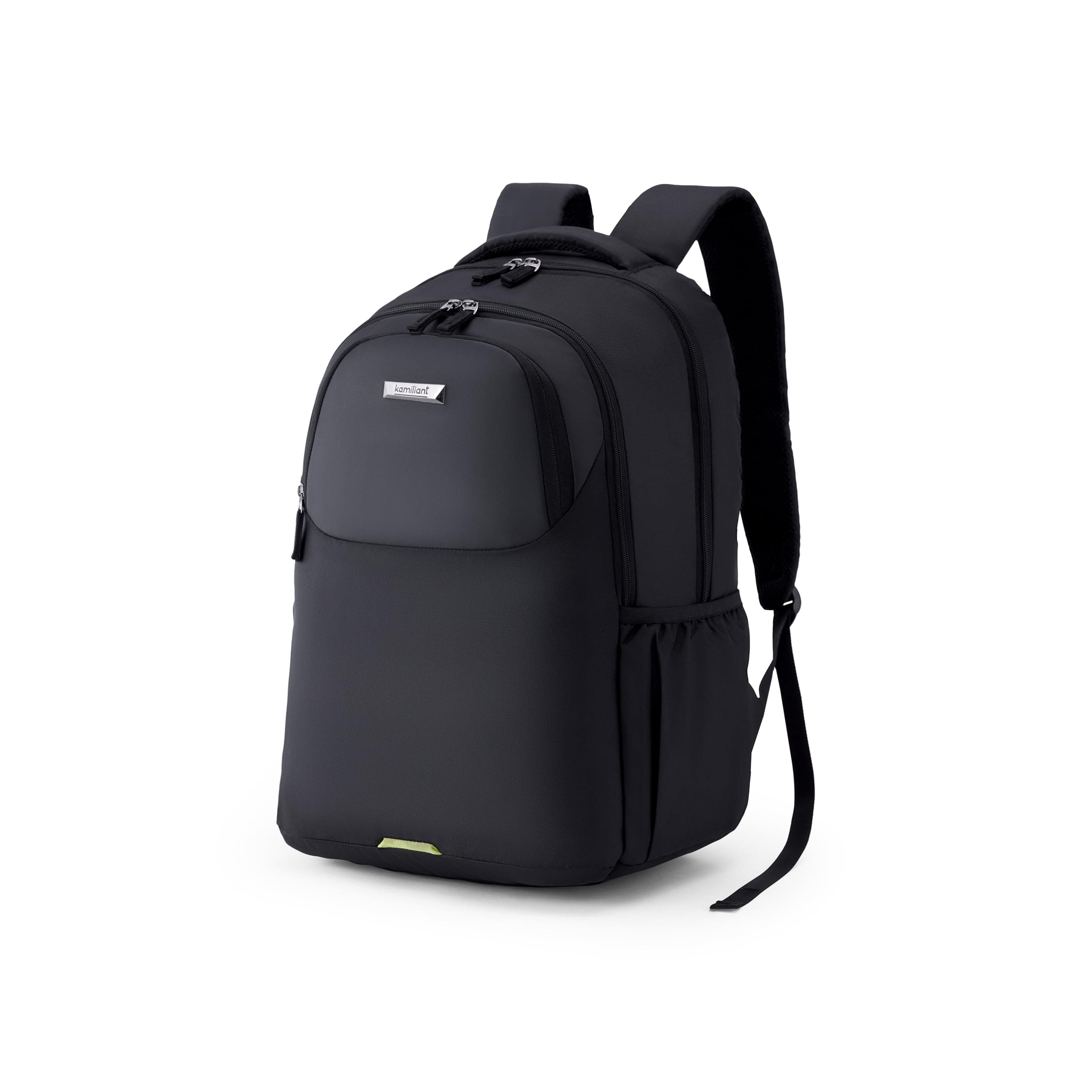 Kamiliant by American Tourister Bigwig Office Laptop Backpack with 15" Inch Laptop Compartment, 33 L Capacity, Ergonomically Designed with Rain Cover for Men And Women - Black