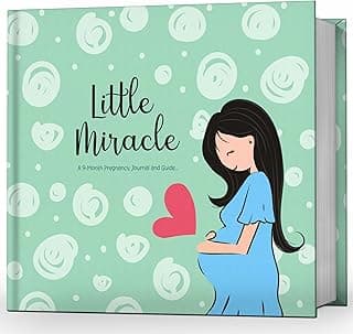 Little Miracle: 40 Weeks Pregnancy Journal to Record your Pregnancy Journey | Pregnancy Planner | Keepsake, Milestones & Trimester Tracker with Stickers | Gift for Pregnant New Mom