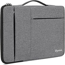 DYAZO 15" to 15.6 Inch Laptop Sleeve/Cover with Handle & Two Front Accessories Pockets Compatible for Apple, Dell, Lenovo, Asus, Hp, Samsung, Mi, MacBook and Other Notbooks (Grey)