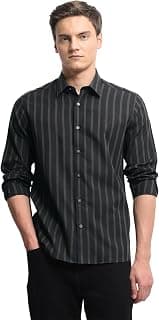 Arrow Newyork Men's Manhattan Slim fit Dobby Shirt