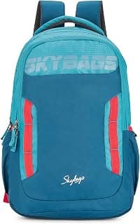 Skybags One Size Blue Shiny Jacquard 22L Standard Backpack s