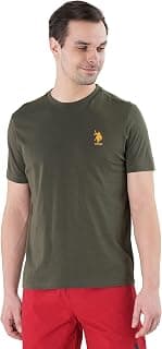U.S. POLO ASSN. Mens Crew Neck Embroidered Logo I633 Lounge T-Shirt - Pack of 1