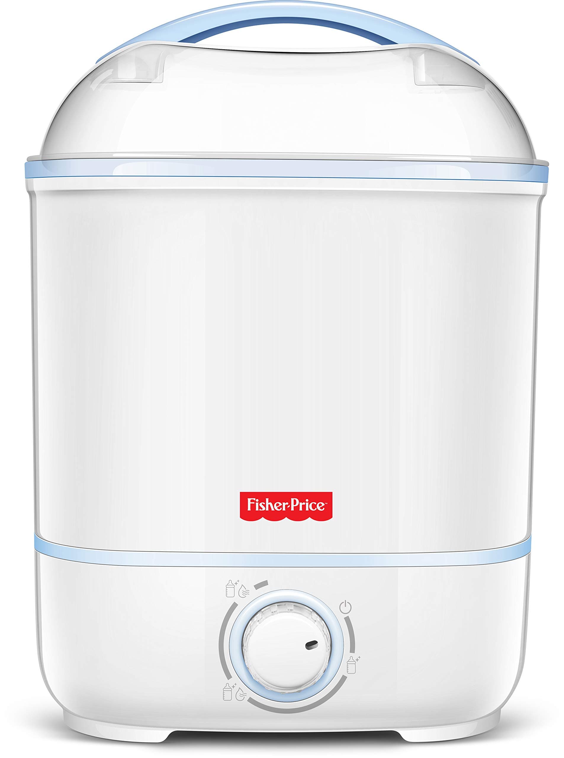 Fisher-Price Automatic Sterilizer & Dryer with Air Filter for Baby Essentials | 6-Bottle Capacity | Auto Shut-Off - (Sterilizer Cum Dryer)