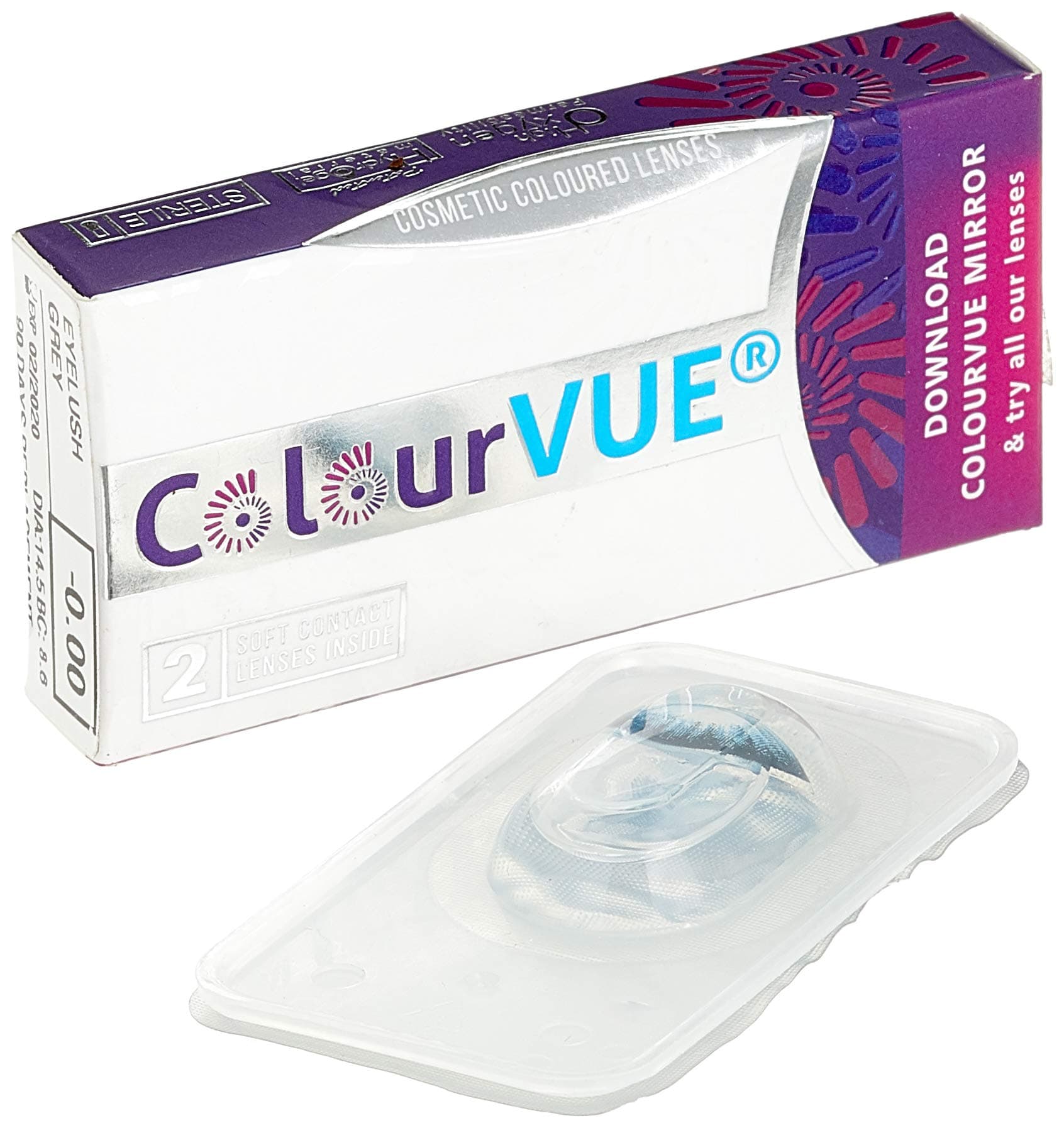 ColourVUE Bigeyes Sweet Honey Powerless-2 lens Pack