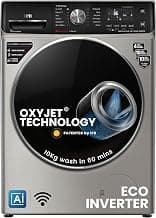 IFB 10Kg 5 Star with Deep Clean Oxyjet Technology, AI Powered, Fully Automatic Front Load Washing Machine (EXECUTIVE PLUS VSC 1014, Steam Refresh Program, Wi-Fi, Eco Inverter, SUS VCM, silver)