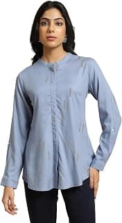 W for Woman Women's Solid Regular Fit Top