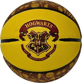 KAIZEN Harry Potter Firebolt Basketball – Size 5 | 8-Panel Rubber Moulded Ball | Durable Outdoor & Indoor Play (Maroon Yellow)