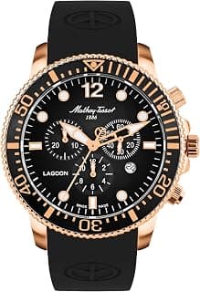 Mathey-Tissot Swiss Made Lagoon Chronograph Quartz Black Dial Men's Watch - H123CHPLN