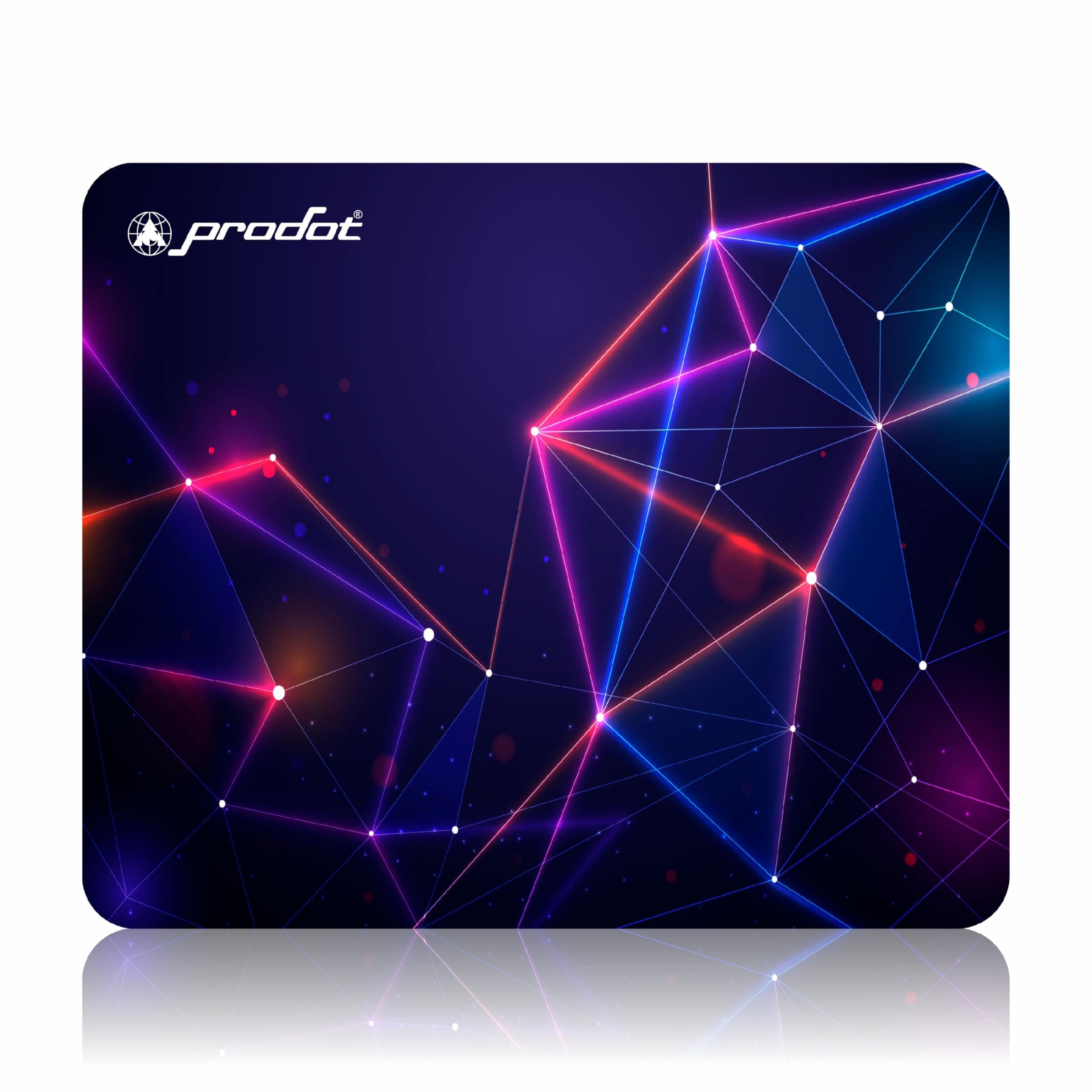 ProDot Mouse Pad 230X190X3mm with Waterproof Surface & Anti-Slip Rubber Base Stitched Edges Gaming Mouse Pad for Laptop, Compatible with Laser and Optical Mice – Multy Color