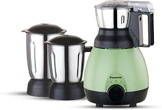 Panasonic Mixer Grinder For Kitchen MX-GN5003 TRIMAX Series Powerful 750W |3 Jars Stainless Steel Multipurpose Chutney-Mill-& Blender Jars| Warranty 2 Years on Product & 5 Years on Motor (Green)