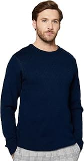 Amazon Brand - Symbol Men's Casual Acrylic Crew Neck Sweater (Available in Plus Sizes)