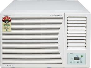 Lloyd 1.5 Ton 5 Star Inverter Window AC (Copper, Clean Air Filter, 2025 Model, GLW18I5FWPGA, White)