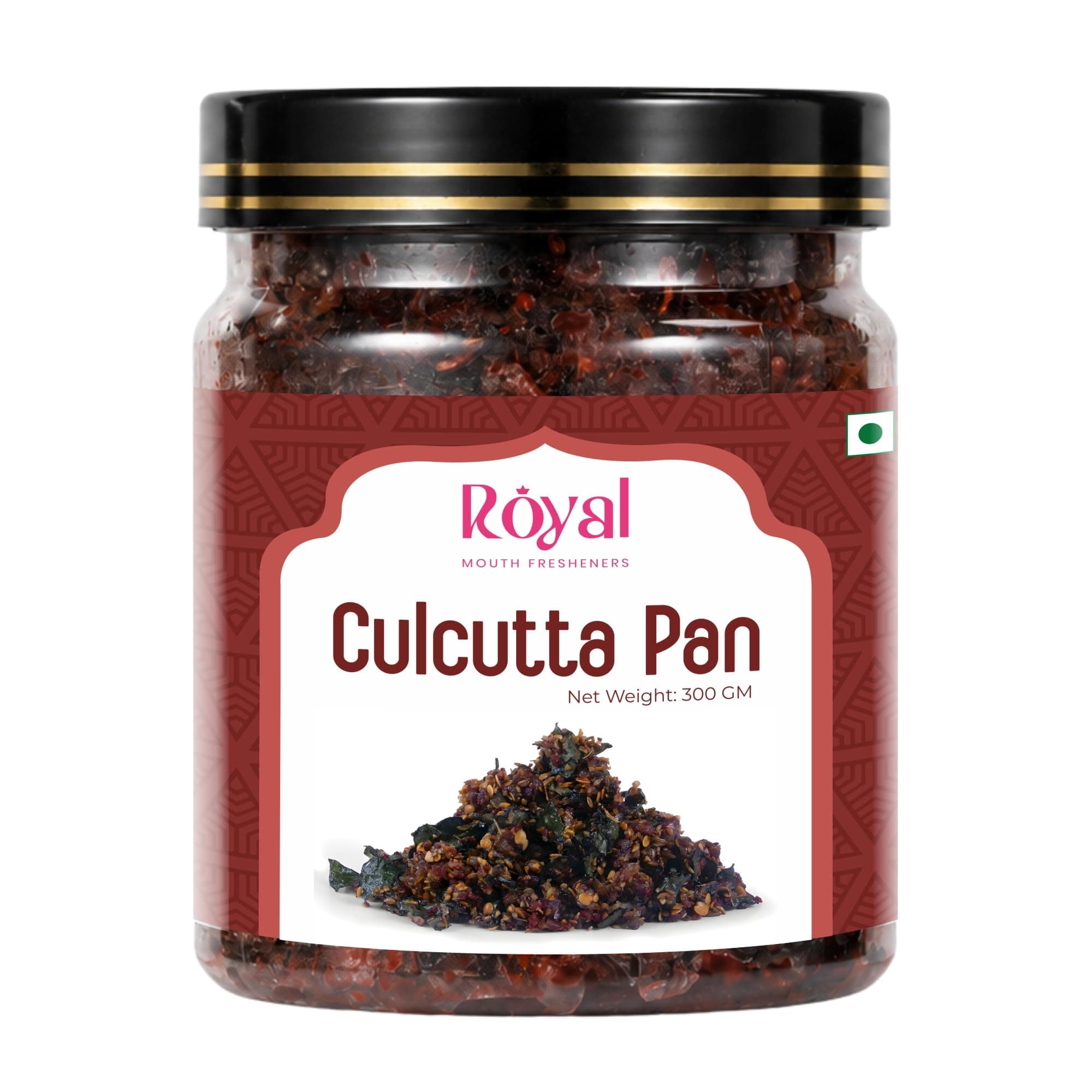 Royal Calcutta Meetha Paan Mukhwas 300g Jar | Authentic Indian Sweet Paan Mouth Freshener | Natural Digestive & Post-Meal Refreshment | Supari Free Mukhwas with Natural Ingredients | Premium Mouth Freshener for Fresh Breath