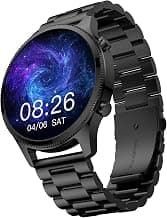 Noise Halo Plus 1.46" Super AMOLED Display Elite Smart Watch, Bluetooth Calling, Stainless Steel Build, Always on Display, Upto 7 Days Battery (Elite Black)
