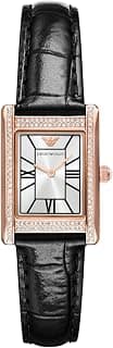 Emporio Armani Two-Hand Rectangular Women's Watch; Dress Watch for Women